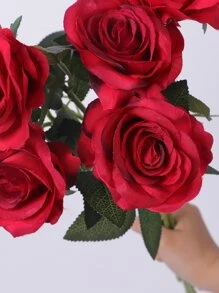 Yapay çiçekler - Kırmızı - Görünüm 5