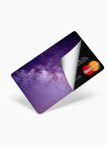 星空圖案自粘式卡包