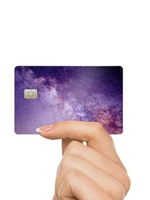 星空圖案自粘式卡包