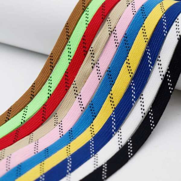 Black 100cm Ice Hockey Skate Laces & Roller Skates Laces, Flat Shape