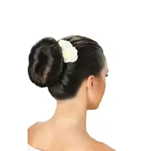 3 piezas Creador de moño para mujeres, novia, dama de honor, accesorios para el cabello para el hogar - Negro - Ver 2