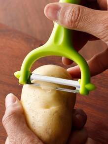 Kitchen Tool Set Vegetable Peeler, Cutter And Scraper For Fruits And Vegetables - Green - View 2