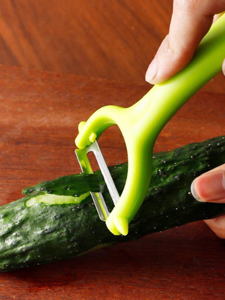 Kitchen Tool Set Vegetable Peeler, Cutter And Scraper For Fruits And Vegetables - Green - View 1