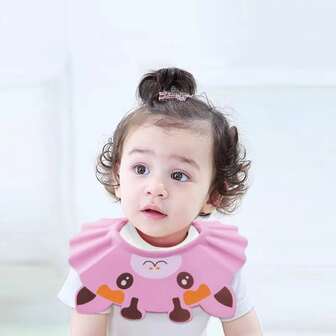 嬰兒洗髮帽聽力保護調節洗髮帽，適用於嬰兒兒童防水沐浴洗髮浴帽