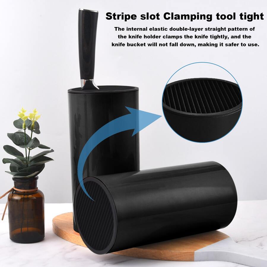 Universal Knife Block Holder, Black SHEIN USA