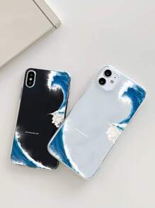 1pc Transparent Phone Case Compatible With Apple 17 Pro Max/17 Pro/17 Air/17/16 Pro Max/16 Pro/16 Plus/16 - Blue - View 6