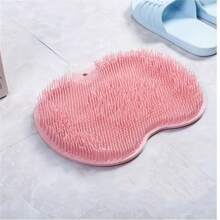 背部按摩器洗滌器帶矽填充至防滑浴缸墊和刷帶腳按摩產品,死皮