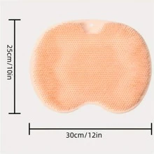 背部按摩器洗滌器帶矽填充至防滑浴缸墊和刷帶腳按摩產品,死皮