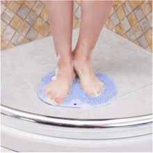 背部按摩器洗滌器帶矽填充至防滑浴缸墊和刷帶腳按摩產品,死皮