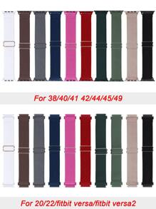10 buc/set împletit elastic nailon sport solo loop compatibil cu curea compatibilă cu , compatibilă cu , compatibilă cu Fitbit Versa 2 1, compatibilă cu Samsung Galaxy Watch, 20 mm 22 mm 38 mm 40 mm 41 mm 42 mm 44 mm 45 mm 46 mm 49 mm pentru femei și bărbați, curele elastice din nailon compatibile cu Series 10 9 8 7 6 SE 5 4 3 2 1 Ultra Ultra, cadou pentru elevii care se întorc la școală.