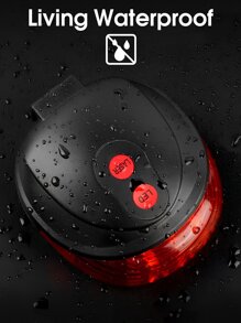 Bicycle Parallel Line Taillight 5 Led Quick Flash 7 Mode Warning Light Cycling Equipment
