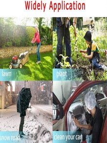 2入組/套矽膠防水鞋套雨襪，可重複使用可折疊防滑鞋靴子鞋套套鞋適合室內、雨、雪、草地鞋男女及兒童 - 粉色 - 查看 5