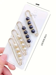 胸針，別針，吊帶褲腰口開口，繫帶，假珍珠別針，釘扣，服裝，固定褲腰，小巧裝飾品，女性