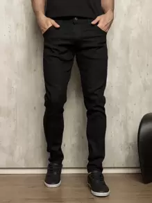 Men Jeans - Black - View 1
