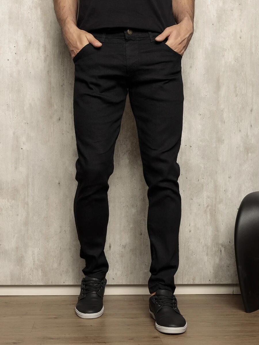 Men Jeans - Black - View 1