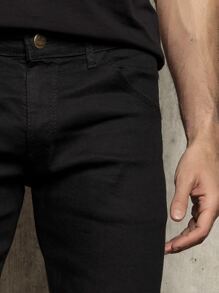 Men Jeans - Black - View 4