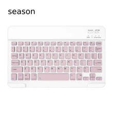 Kit de Teclado con Mouse Inalámbrico Bluetooth Colores - Rosa - Ver 3