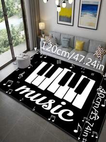 1 pieza con dibujos animados Alfombra para el salón hecho de poliéster para dormitorio cocina & Alfombra de piso - Multicolor - Ver 7