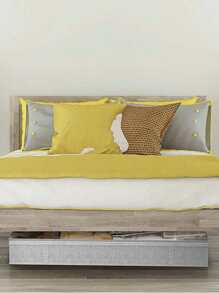 Bolsa de Almacenamiento Organizador Armarios Closet Cobijas Ropa Plegable - Gris Claro - Ver 6