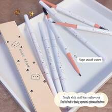 MUGE LEEN Lápiz de cejas triangular - 01 # caqui - Ver 3