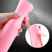 200ml Hair Spray Bottle For Styling, Plastic Water Sprayer With High Continuous Pressure - Pink - View 1