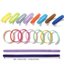 20pcs/pack Newborn Pet Identification Collar With Soft Fur, For Puppy And Kitten - Multicolor - View 6