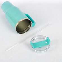 1 件 40 盎司不锈钢探险杯带手柄旅行杯彩虹色 - 珊瑚粉 - 查看 3