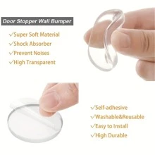 櫥櫃門用透明橡膠緩衝器,透明柔軟矽膠聲音隔板,48mm/1.57in直徑自粘式櫥櫃緩衝器,適用於抽屜、櫥櫃、相框、杯櫥、門、玻璃器皿等家具降噪墊