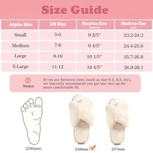 1/2 Pairs Women Slippers Fluffy Slippers Memory Foam Cross Band Furry Open Toe Slippers Cozy Plush Home Shoes Indoor Outdoor Anti-Slide Slipper - 粉色 - 2對 - 查看 6