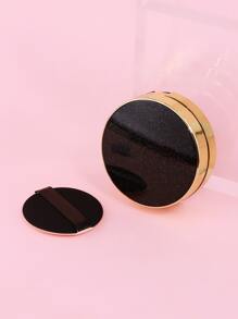 1件15ml/0.5盎司空粉底盒便攜彩妝粉末狀氣墊BB容器BB霜容器支架帶氣墊海綿粉撲和鏡子(空盒) - 彩色 - 查看 8