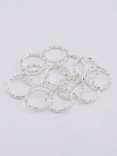 50-100Pcs/Set 8-20mm Round Jump Rings Twisted Open Split Rings jump rings Connector For Jewelry Makings Findings Supplies DIY Accessory