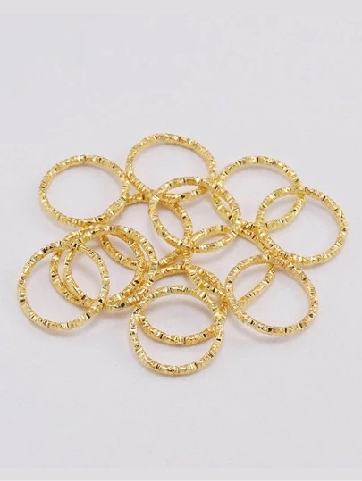 50-100 buc/set 8-20mm inele rotunde de salt Inele răsucite deschise despărțite inele de salt Conector pentru fabricarea de bijuterii Materiale pentru descoperiri Accesorii de bricolaj