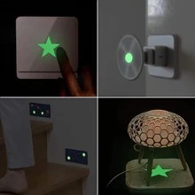 159pcs Luminous Wall Stickers, Glow In The Dark, Stars, Moon, Butterflies, Shooting Stars, Reflection Decals, Switch Decor Stickers (Random Color) Vinyl Decal, For Bedroom Decor, Room Decor Items, For Halloween Decor, Fall Decor, Classroom Decorations, Removable Sticker, Stickers, Wall Decal, Vinyl Decal For Home Decorations, Spring Decoration Items Refresh Your Home, Rama Decoration Stickers Gifts Birthday Graduation