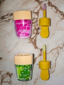 Gloss forma de paleta con aromas frutales seis piezas al azar - Multicolor - Ver 3