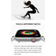 Reloj Inteligente T500 Serie 5 44 Mm Llamada Bluetooth Smartwatch Presión Arterial Monitor De Ritmo Cardíaco Para Hombres Y Mujeres - Rojo - Ver 5