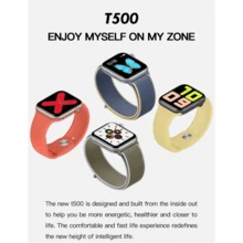 Reloj Inteligente T500 Serie 5 44 Mm Llamada Bluetooth Smartwatch Presión Arterial Monitor De Ritmo Cardíaco Para Hombres Y Mujeres - Rojo - Ver 6