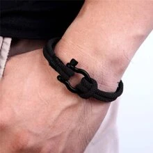 ZZLTAWS Thép không gỉ Khóa từ tính Vòng tay bện Băng tay , Đến Trở lại Đến Qủa tặng - cho cháu trai của tôi - Xem 3