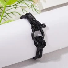 ZZLTAWS Thép không gỉ Khóa từ tính Vòng tay bện Băng tay , Đến Trở lại Đến Qủa tặng - cho cháu trai của tôi - Xem 6