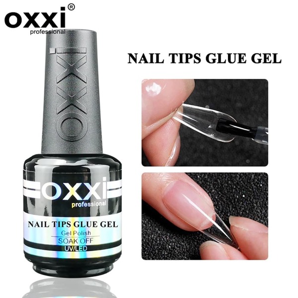 oxxi professional False Nail Glue Gel Polish 15Ml Semi-Permanent Fake Nails With Glue Gellac Manicure Tips Hybrid Varnish Uv Led Gels Lacquer Nail Salon At Home