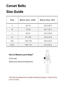 1入組女士復古多種扣飾繃帶緊身上衣塑腰帶 - 黑色 - 查看 5