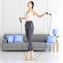 Cuerda de saltar exterior ajustable - Negro - Ver 1