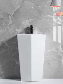 1pc 17.7in*393.7in Thickened, Glossy, Self-adhesive Grey Marble Pattern Oil-proof Sticker For Kitchen Use, Waterproof, Heat-resistant, Suitable For Stove & Table & Furniture Refurbishing Wallpaper, Imitated Porcelain Tiled Wall Paper