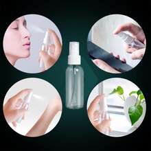 Zoizocp Spray Bottles, 2oz/50ml Clear Empty Fine Mist Plastic Mini Travel Bottle Set, Small Refillable Liquid Containers with 2pcs Funnels and 24pcs Labels (6 Pack) - 黑色 - 查看 6