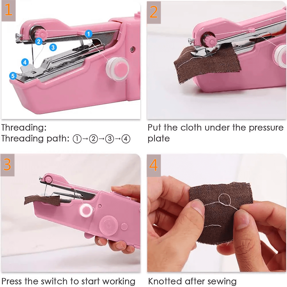 Mini Handheld Sewing Machine Practical Sewing Tool For Quick And Easy