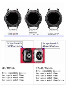 18mm20mm22mm 宽可调节长度尼龙环弹性表带兼容三星 Galaxy Watch7/6/5/4 40mm 44mm、Galaxy Watch 5 Pro 表带 45mm/Watch 4 经典表带 42mm 46mm/Active 2 柔软可调节尼龙透气运动表带兼容 Apple Watch 表带 Ultra 49mm 46mm、编织环兼容 Apple Watch 表带 Ultra/Ultra 2 系列 10 9 8 7 6 5 4 3 2 1 SE、适用于 Fitbit Versa2 Versa3/4 表带、编织环腕带适用于 HW GT - 彩色 - 查看 3