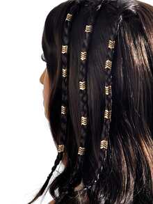 15pcs Exquisite & Fashionable Hollow Out Hair Clips - Gold - View 1