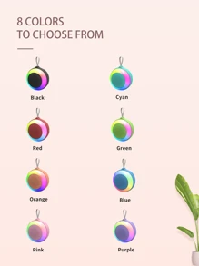 AIHOOR Portable Wireless Speaker,Long Playtime For Outdoor, Home, Party, Beach, Travel.RGB LED Lights For Bedroom, Music Sync Color Changing Lights For Room Party,USB play music function, with FM, 5 light modes, with TWS couplet function. - Blue - View 6