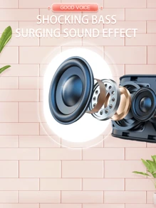 AIHOOR Portable Wireless Speaker,Long Playtime For Outdoor, Home, Party, Beach, Travel.RGB LED Lights For Bedroom, Music Sync Color Changing Lights For Room Party,USB play music function, with FM, 5 light modes, with TWS couplet function. - Blue - View 4