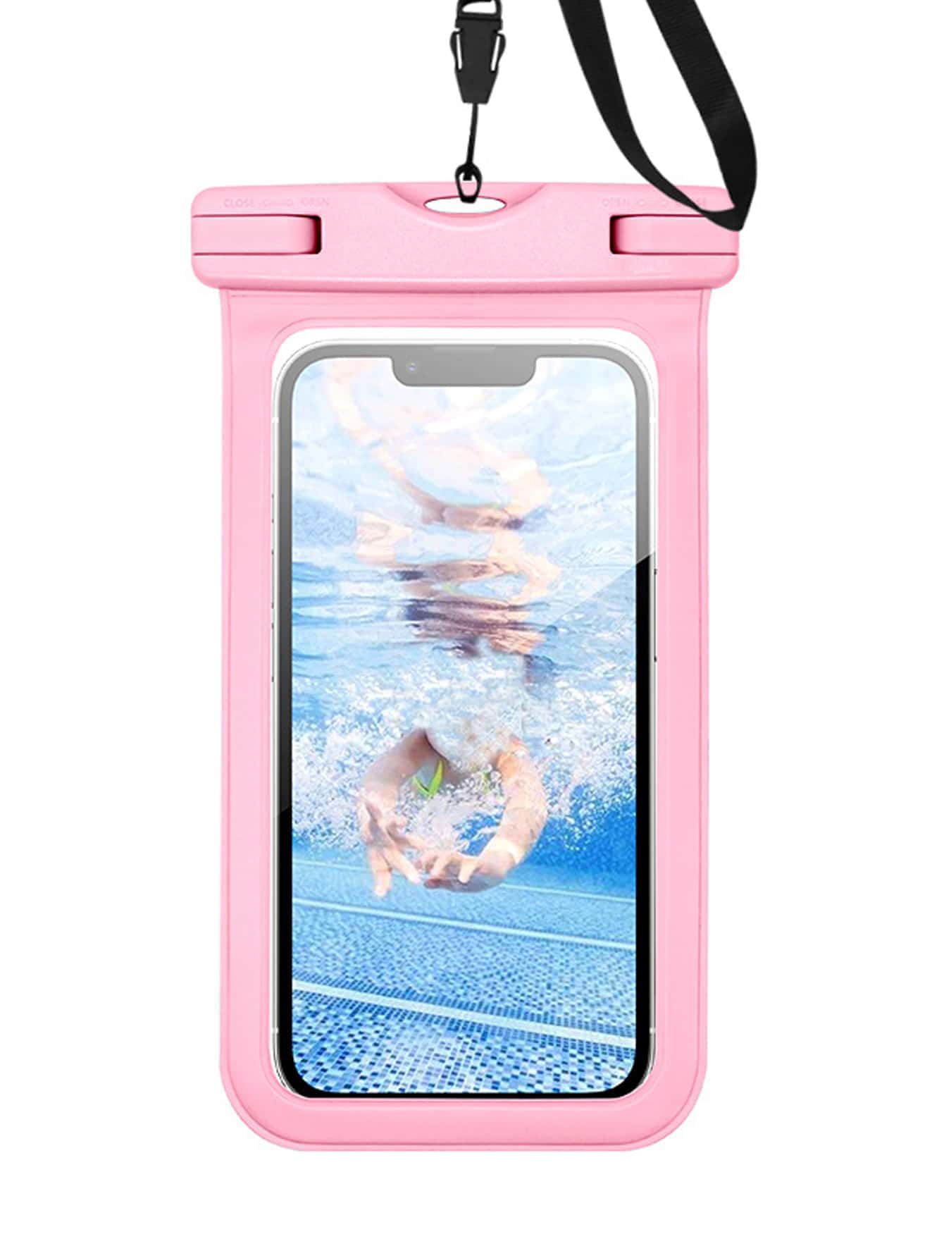 Waterproof Phone Case, Casual Waterproof Phone Pouch Cellphone PVC Bag For Vacation Cruise Essentials Sport Bag Sports Bag - Pink - View 4