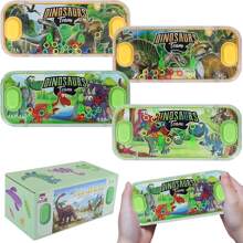 Handheld Water Games, 4 Packs Dinosaur Theme Water Toss Ring Game Aqua Toy Water Ring Game For Kids